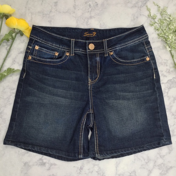 Seven7 Pants - Seven7 Denim Shorts  Sz 8  EUC